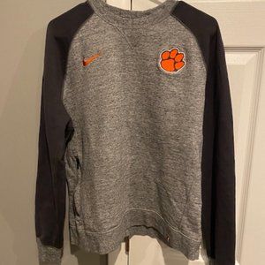 Clemson Tigers Men's Nike Two-Tone Sweatshirt - Size XL